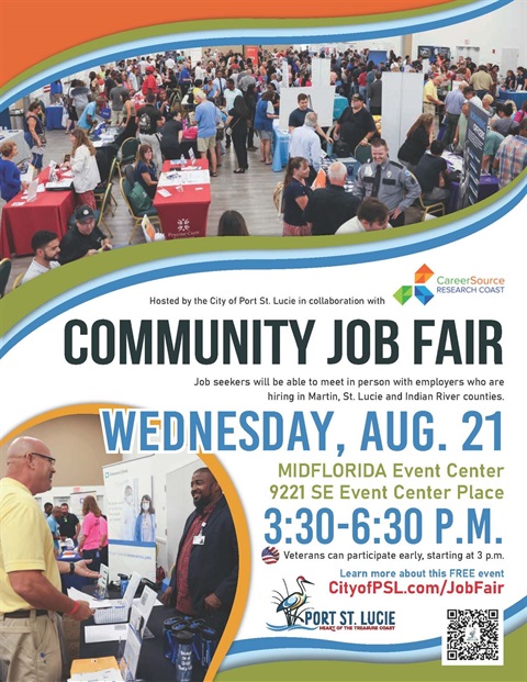 Community Job Fair | MIDFLORIDA Event Center | Port St. Lucie, FL