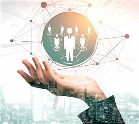 business hand employees